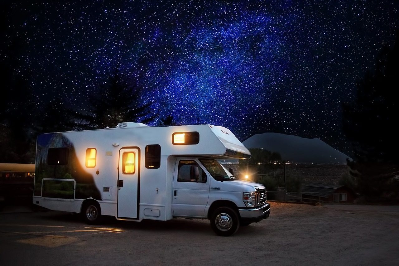 Public lands use: a picture of a camping van