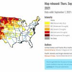 US Drought Monitor Map - Sept 9 2021
