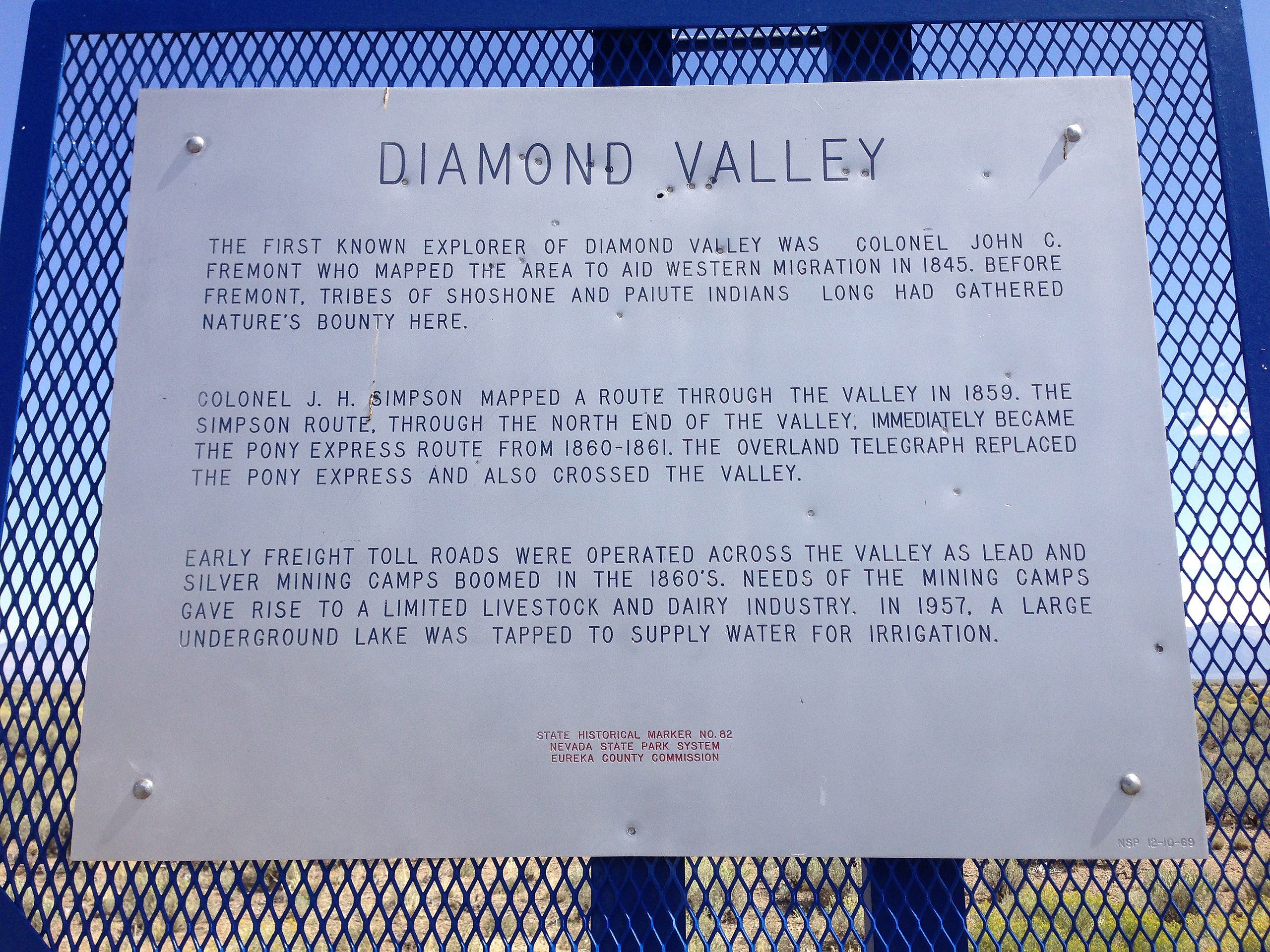 Diamond Valley Water notice