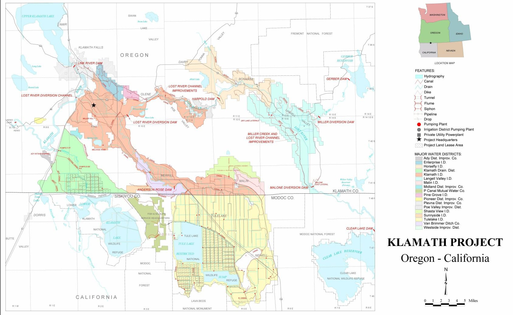 Klamath Project Map