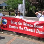 Tribes protest for Klamath dam removal
