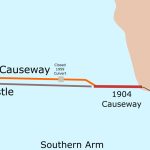 2016 Map of the Great Salt Lake Causeway