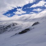 Snowy Sierra Nevada mountain range