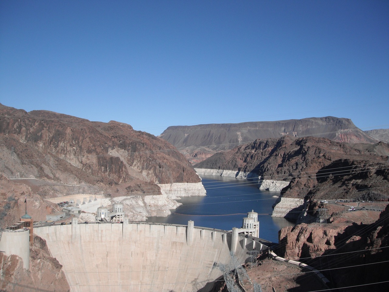 A picture of Lake Mead - Hoover Dam