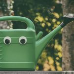 A picture of a cute watering can.