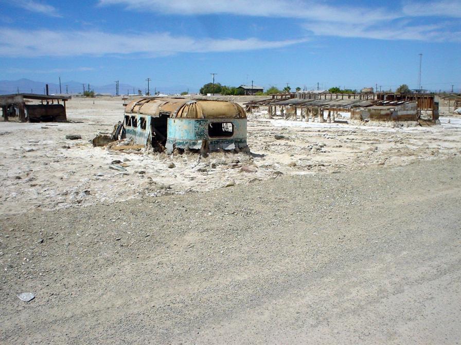 Abandoned Salton Sea homes