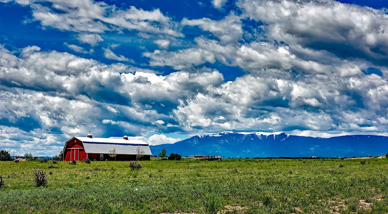 A Colorado farm scene