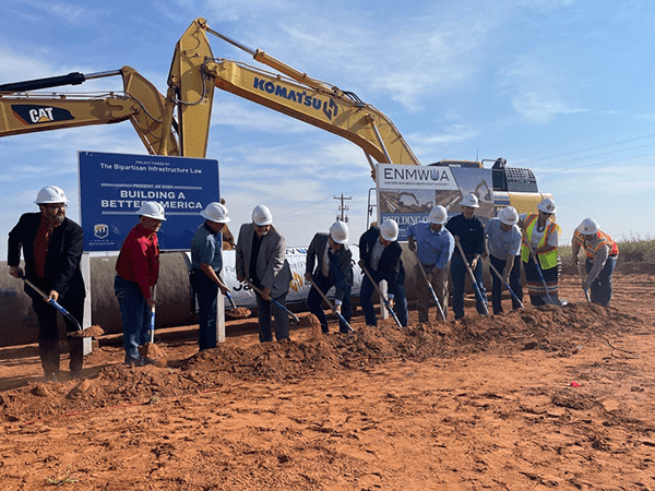 Groundbreaking on next phase of Eastern New Mexico Rural Water Project.