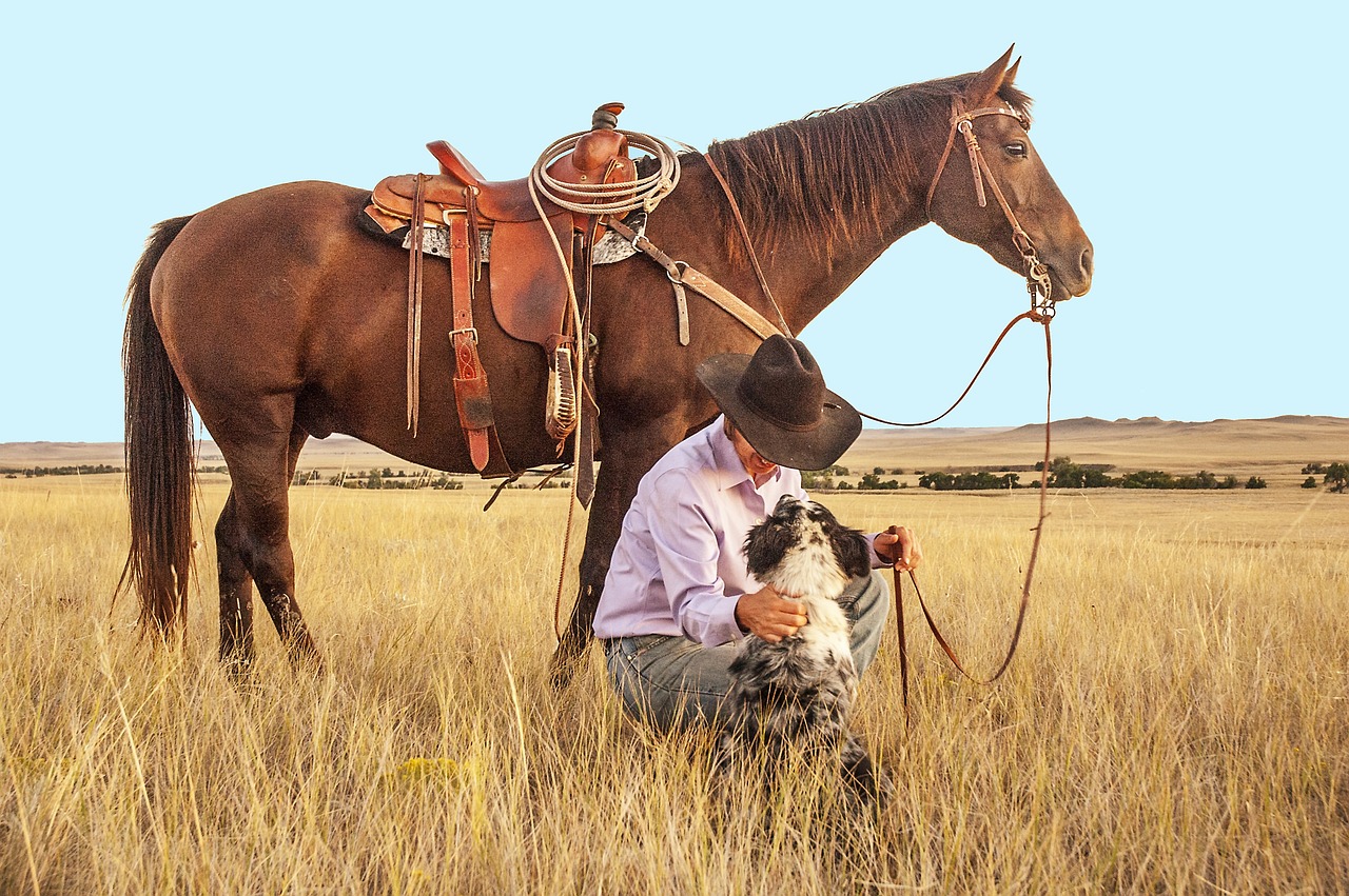 A rancher in the American West