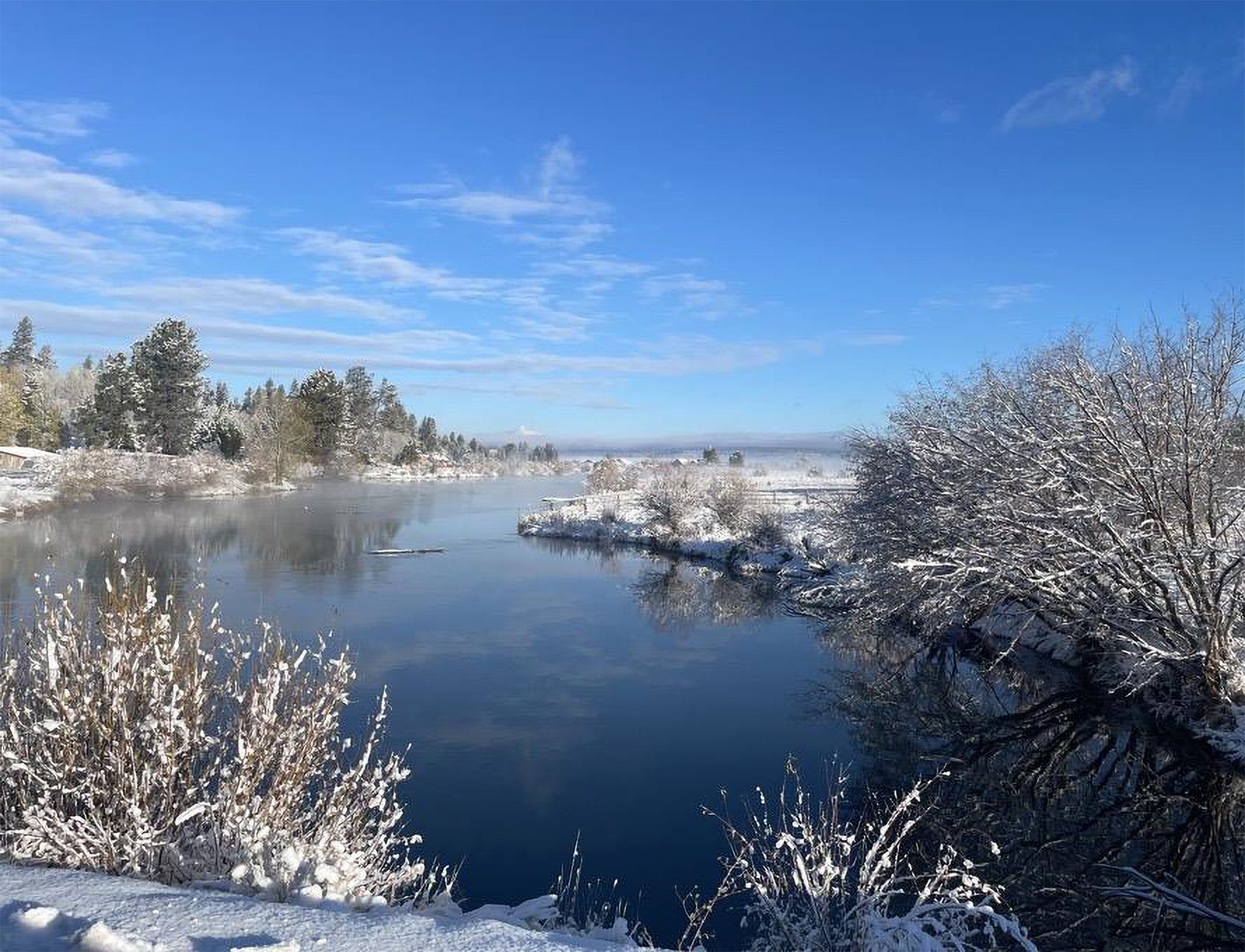 Wintery stock photo from the Bureau of Reclamation