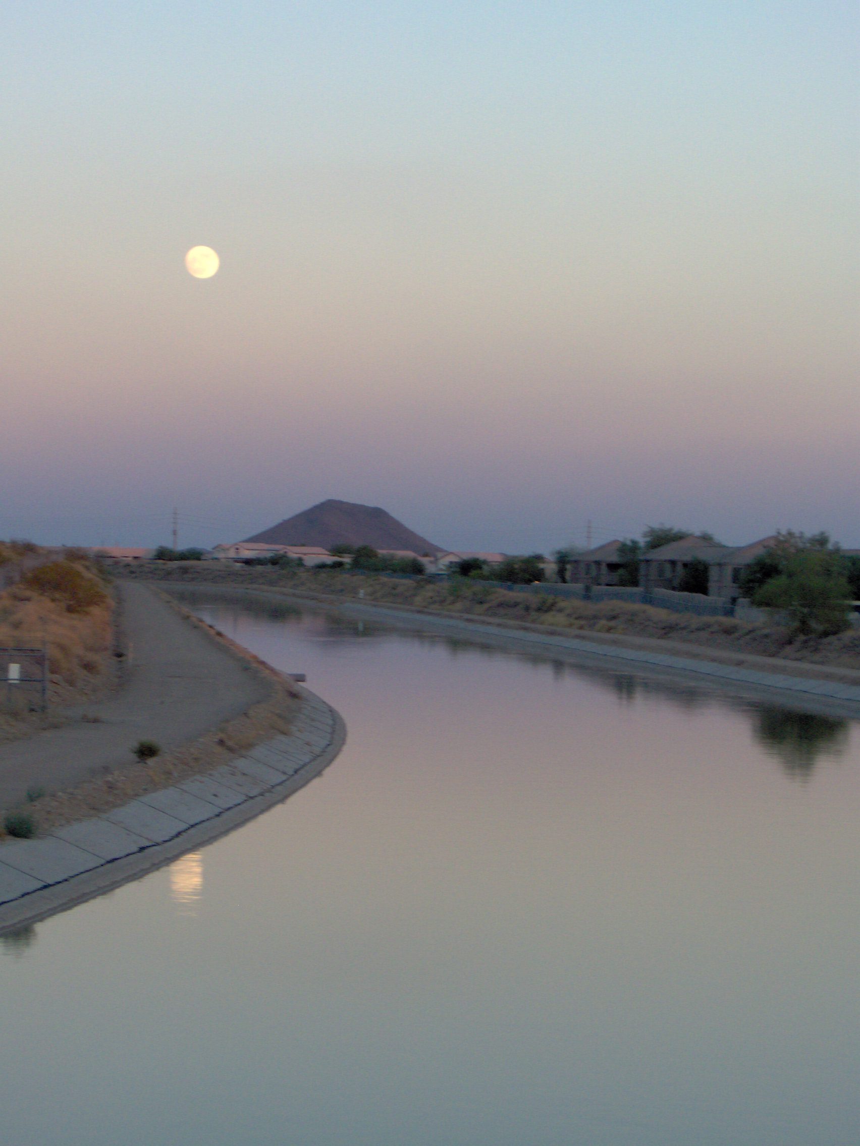 Central Arizona Project canal that carries Colorado River water