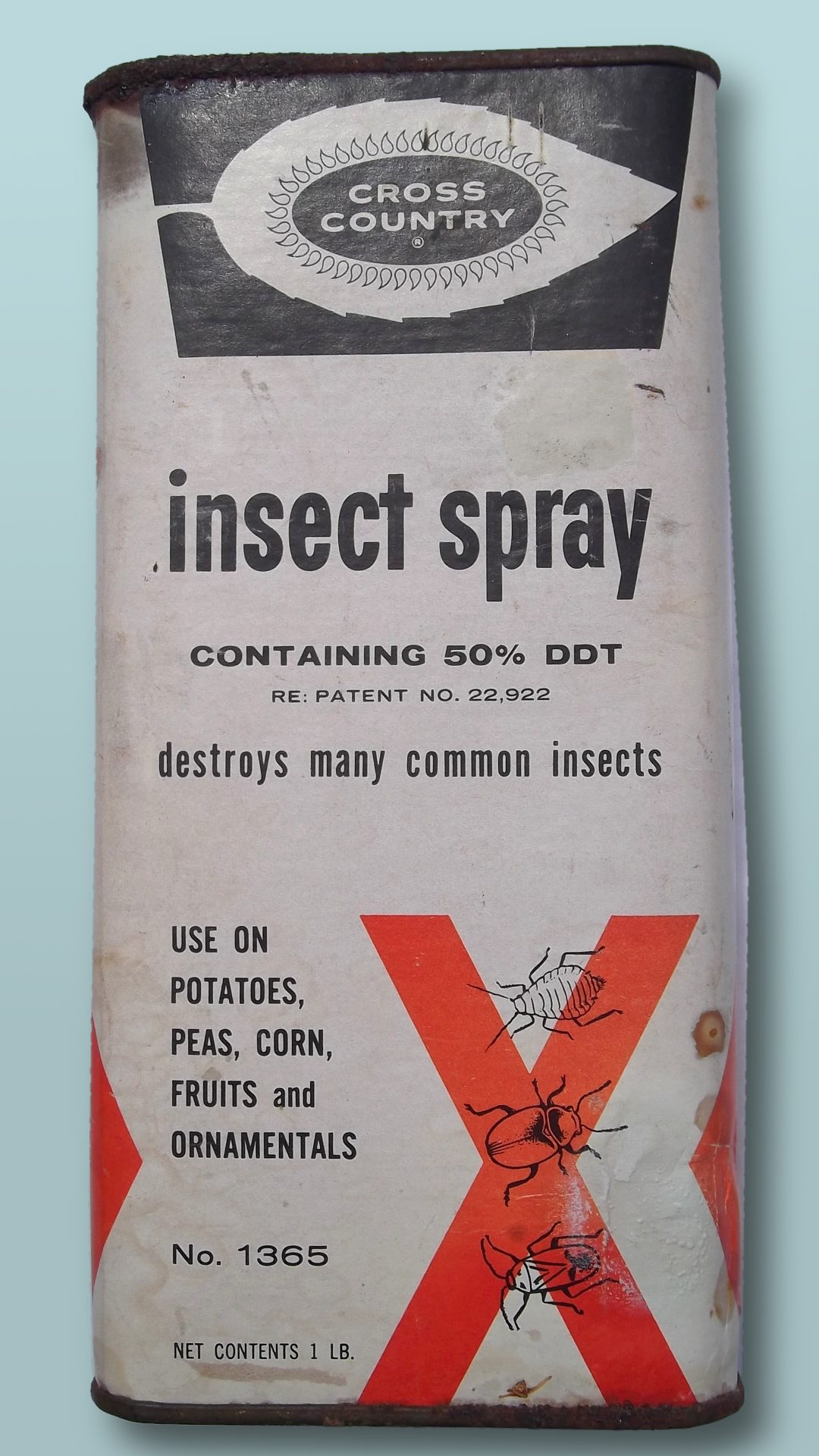 DDT powder in use in the 1960s