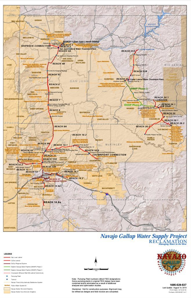 Navajo-Gallup Water Supply Project Map