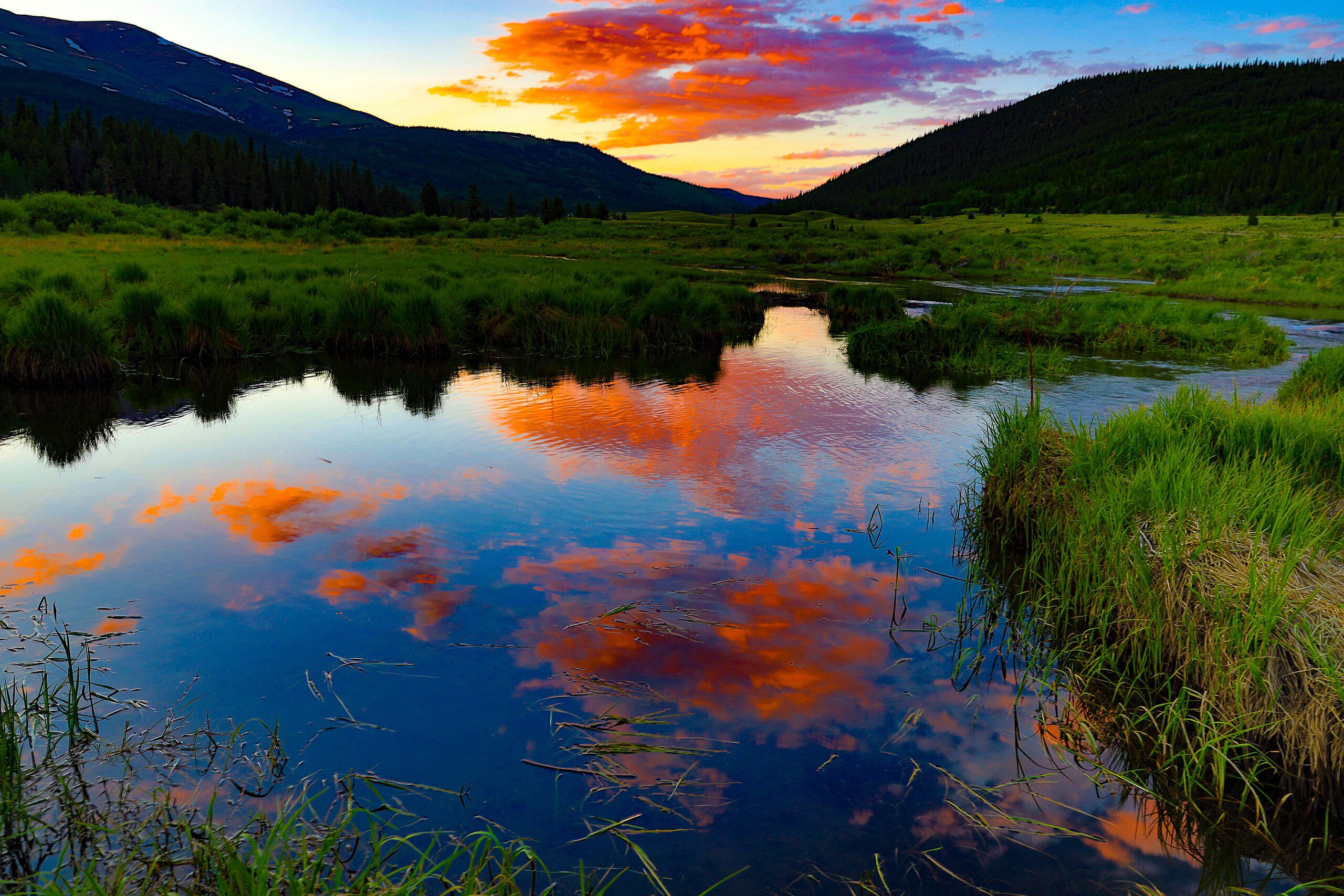 A water scene in Colorado