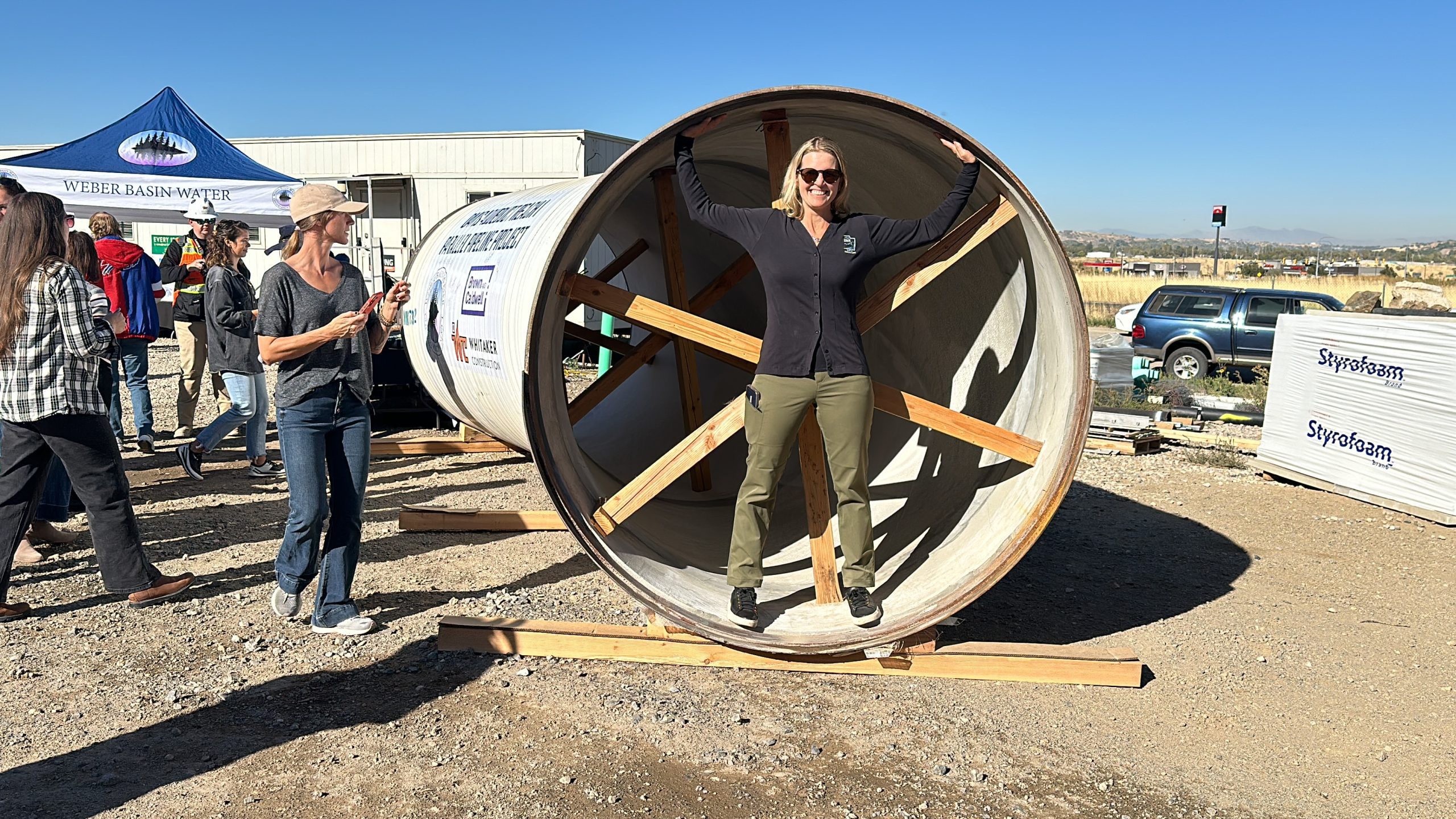 State officials toured the $81 million Davis County Aqueduct project, enhancing water security against earthquakes for over 650,000 residents.