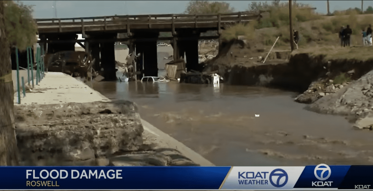 Roswell, New Mexico flood