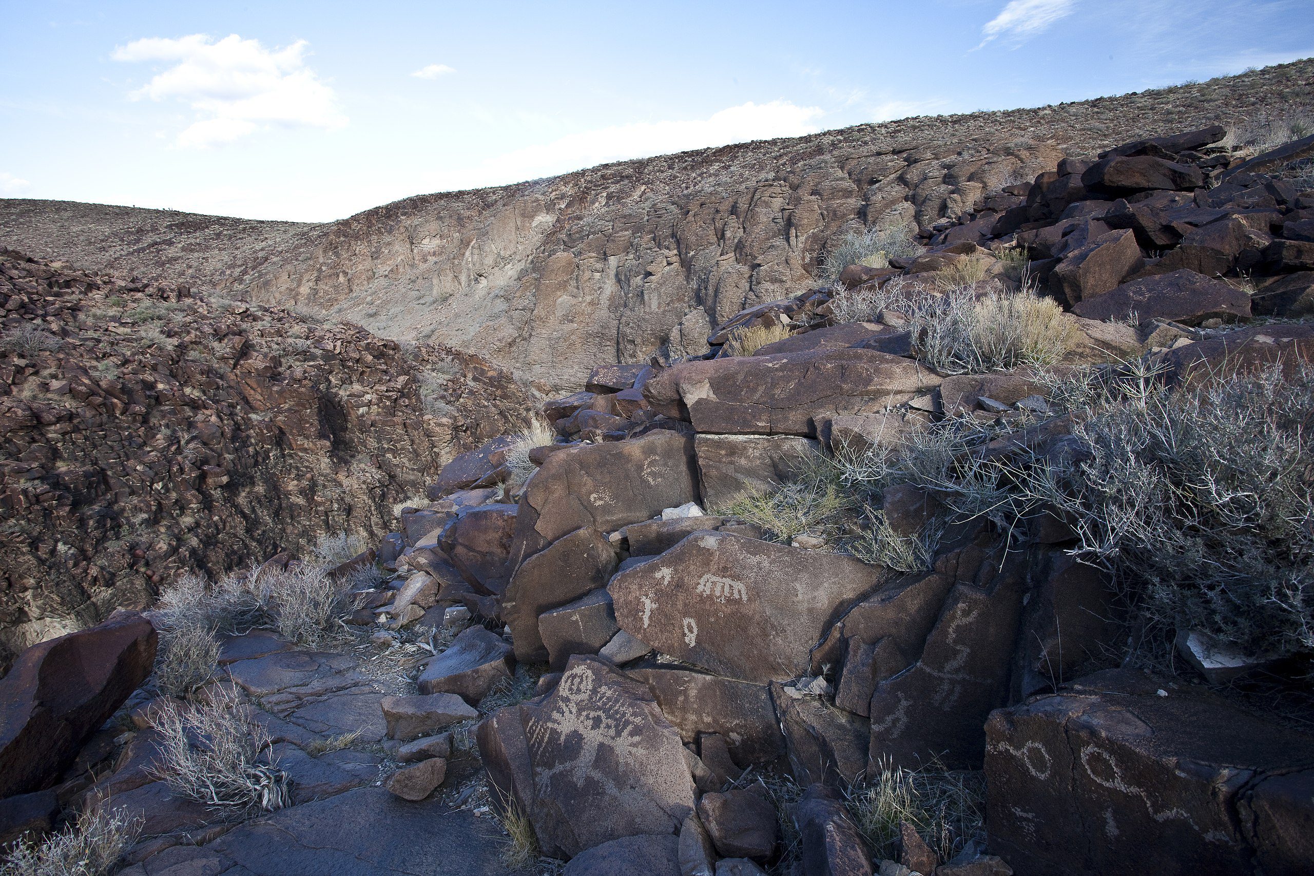 The Sloan Canyon National Conservation Area is part of the emerging strategies concerning Nevada water.