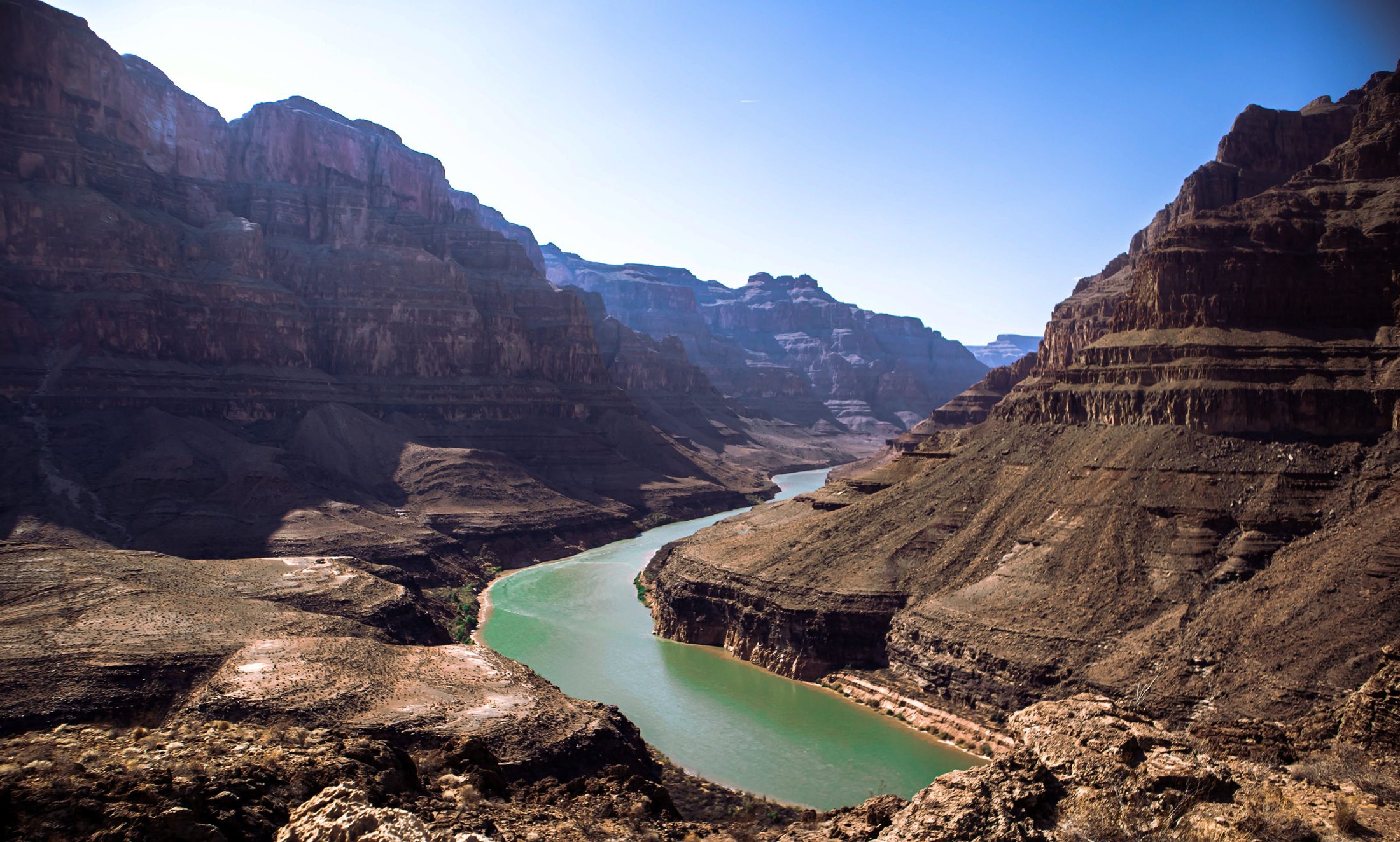 Scenic photo of the Colorado River in the Grand Canyon (Licensed Content - do not steal)