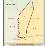 Location map for the Colorado River Tribes