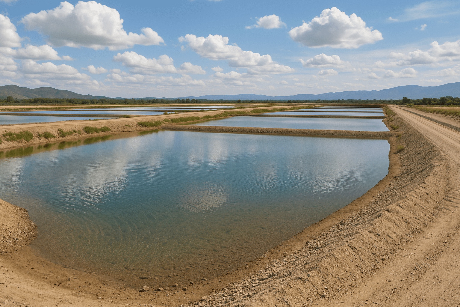 AI-generated image that depicts groundwater recharge