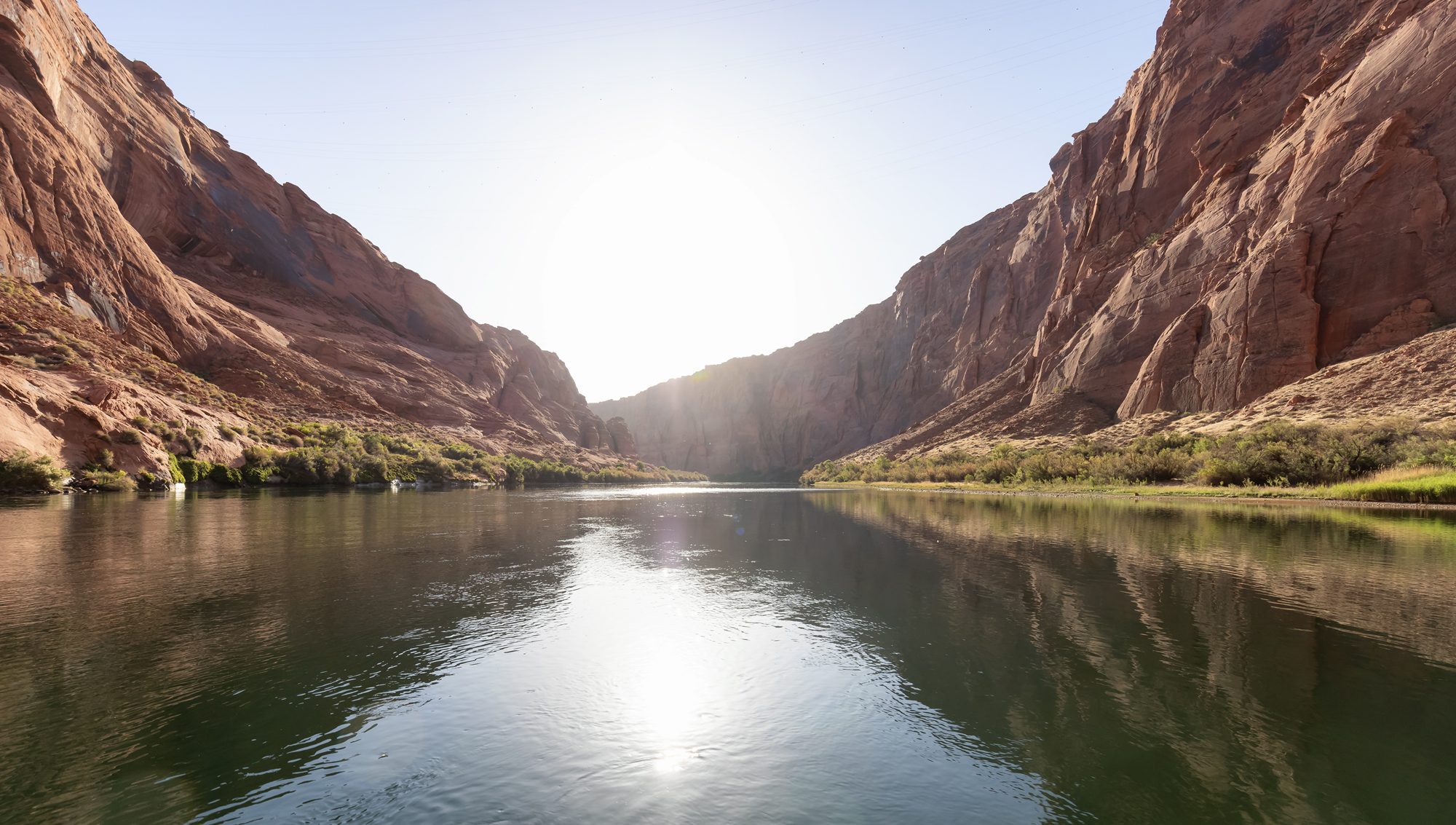 The Colorado River near Glen Canyon Dam (licensed content)