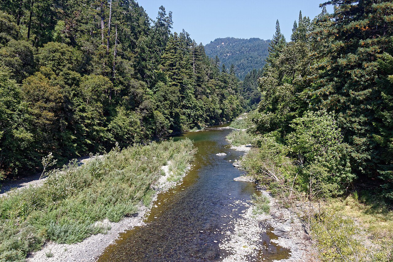 The south fork of the Eel River in California.