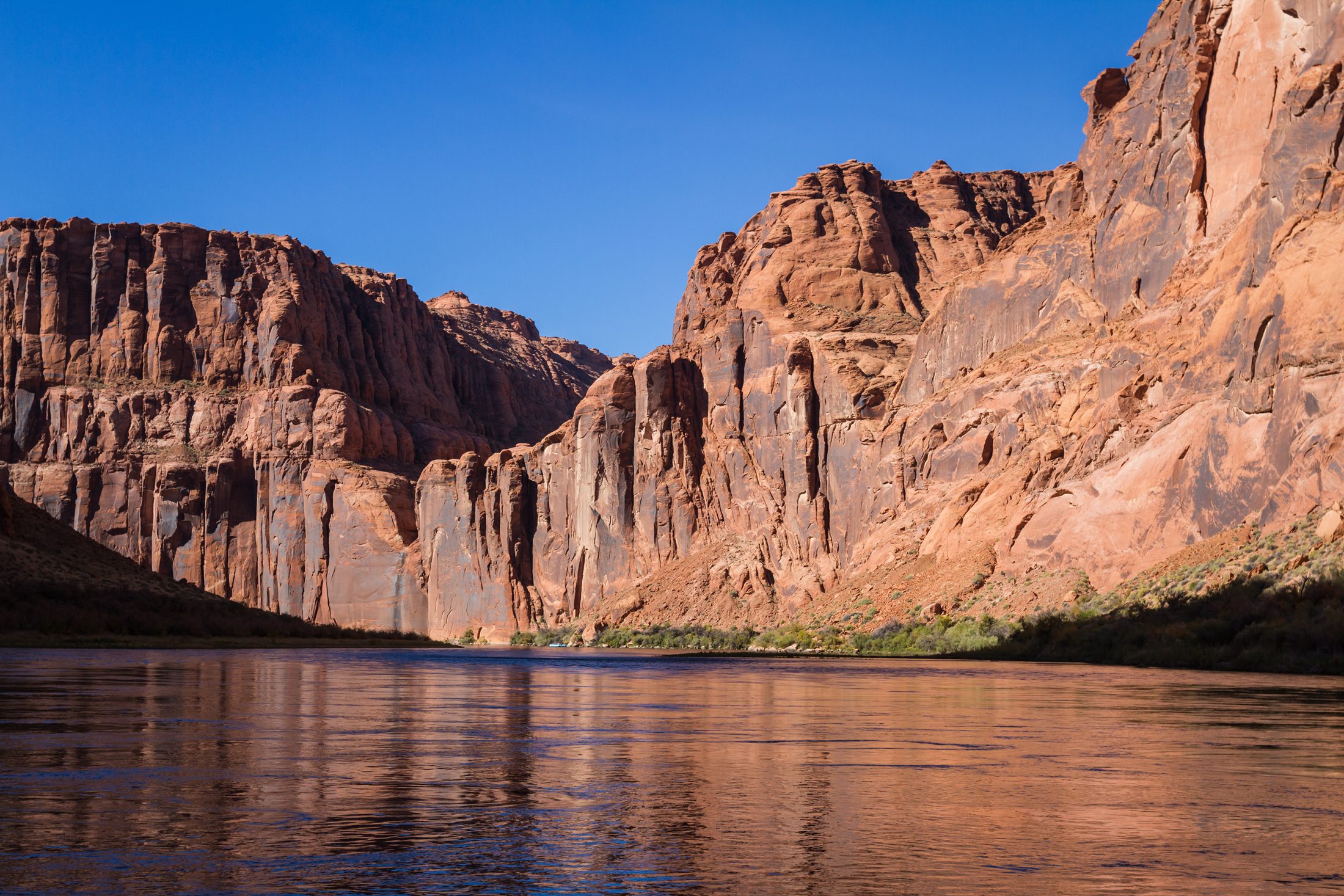 The Colorado River in Glen Canyon
