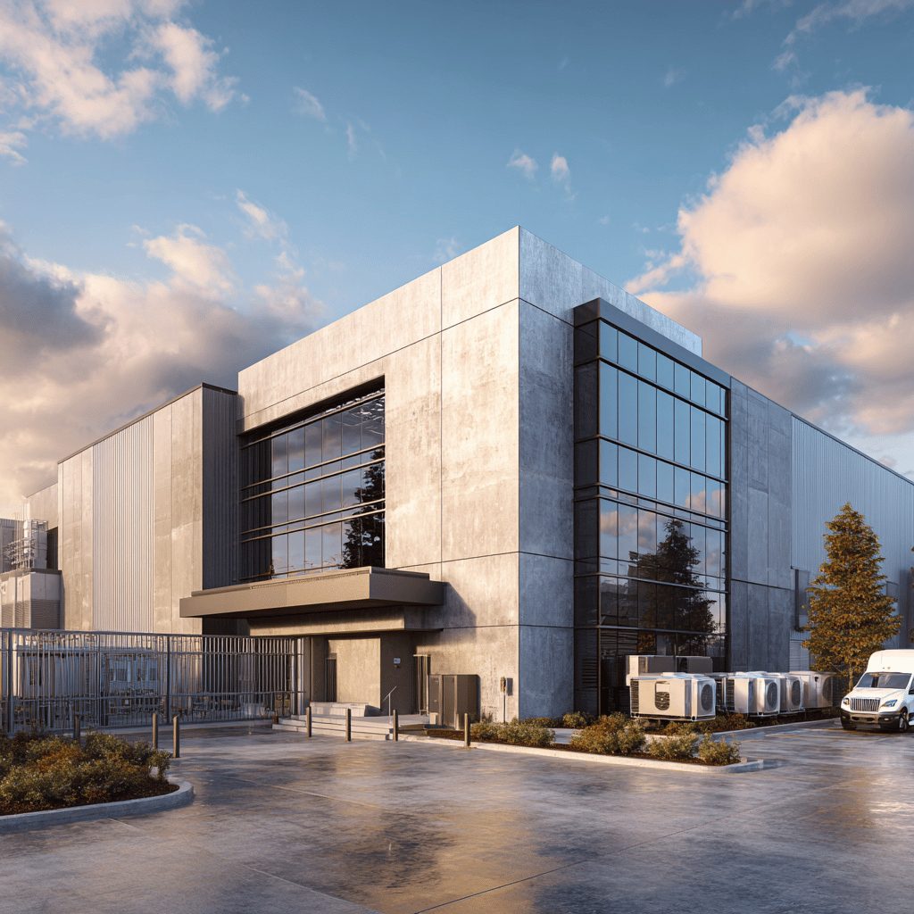 AI-generated image of a data center