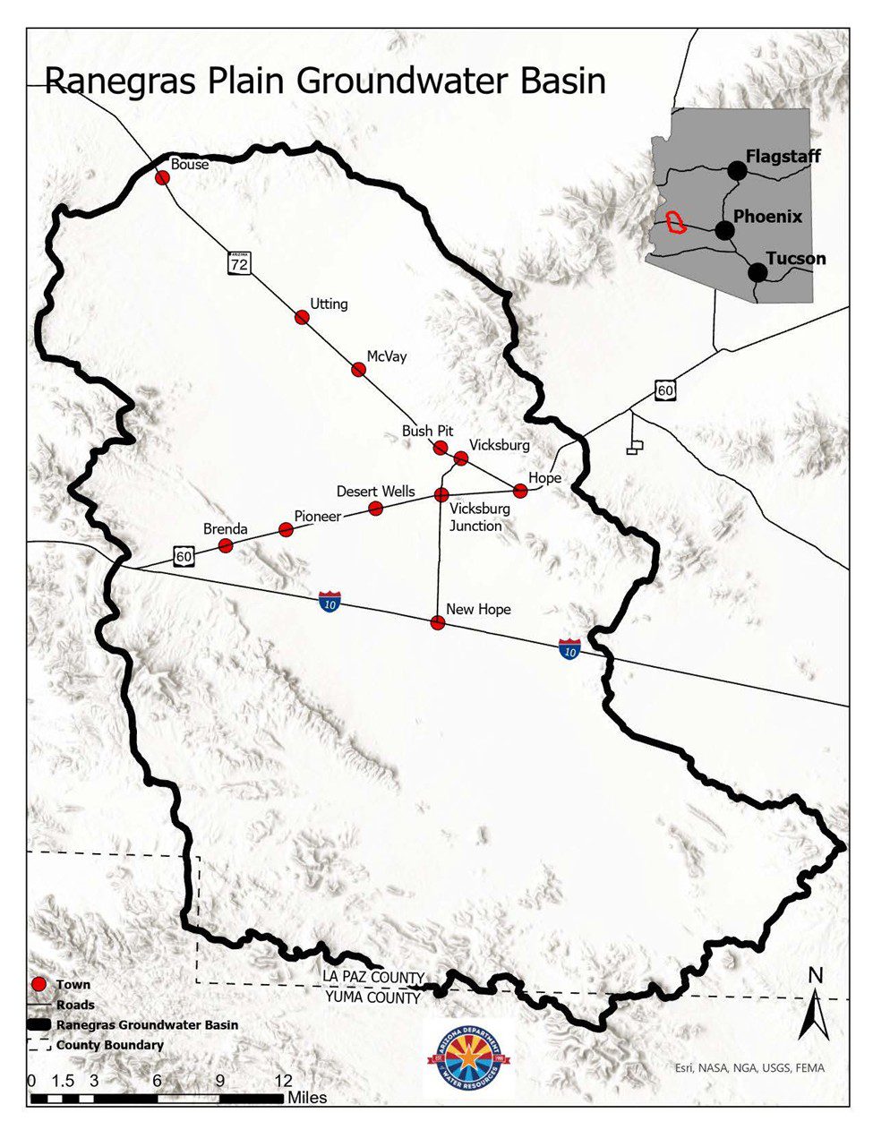 The Proposed Ranegrase Plain Groundwater Basin Active Management Area (AMA)