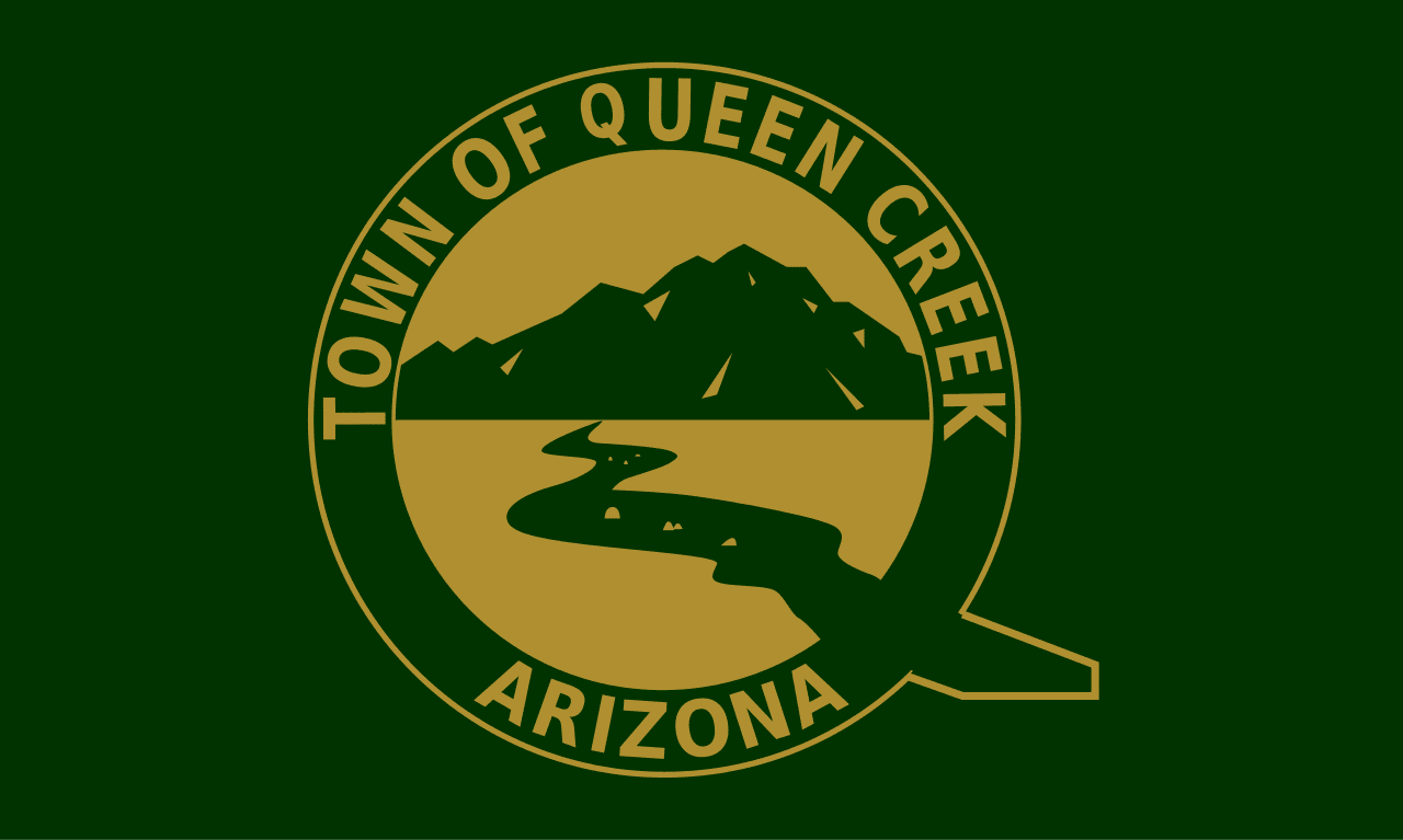 Queen Creek, Arizona logo-flag