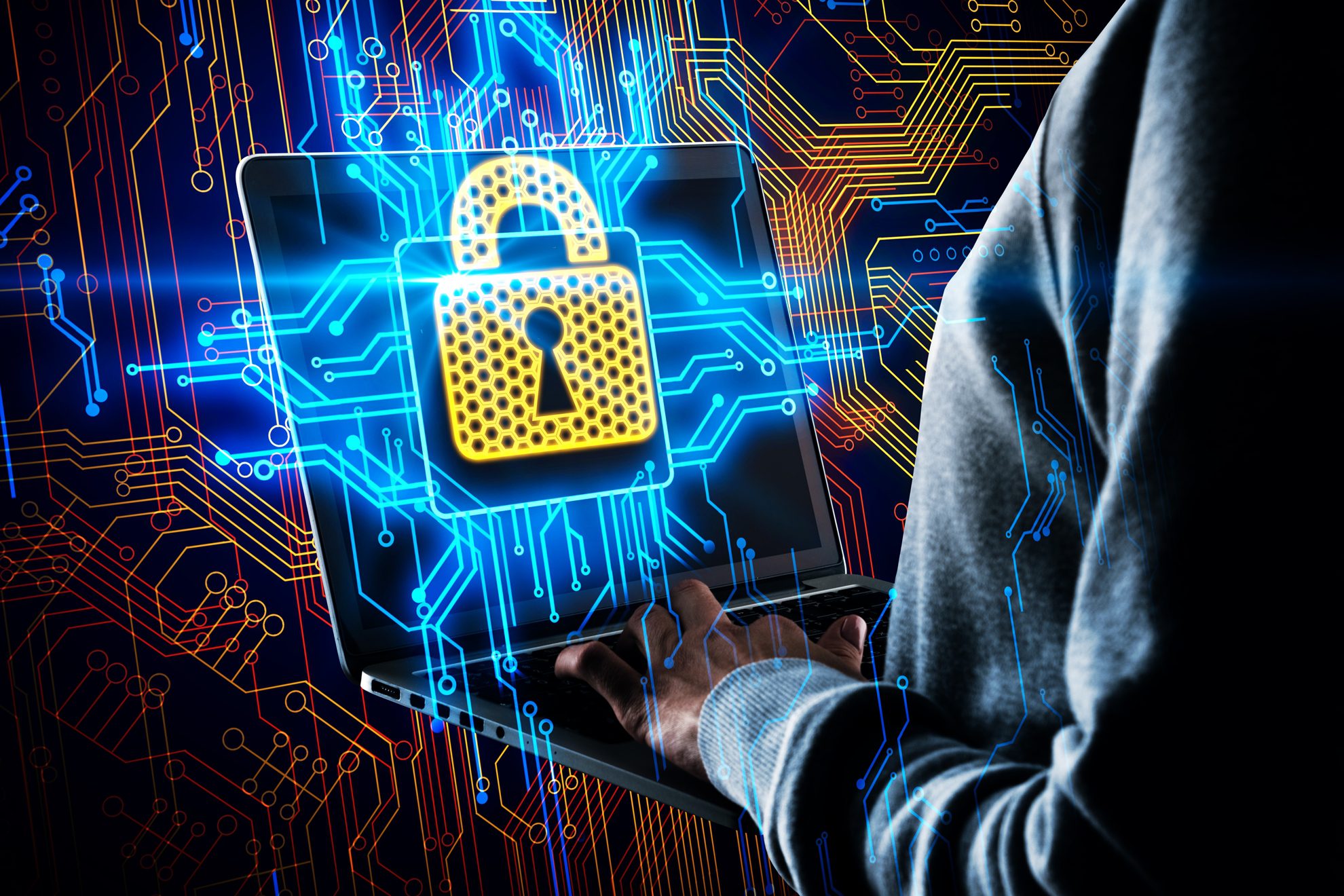 Cybersecurity conceptual photo