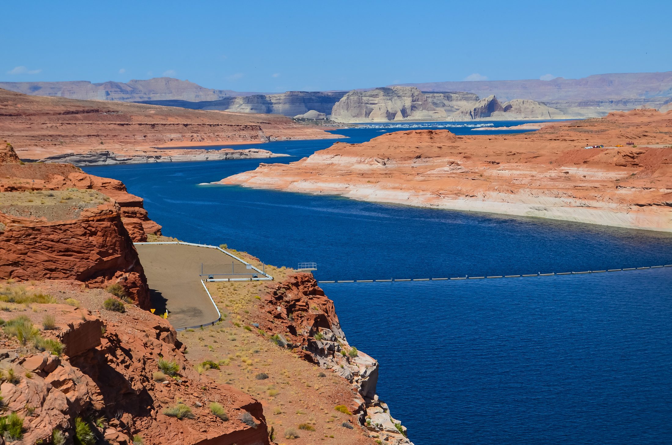Lake Powell, one of the major reservoirs on the Colorado River