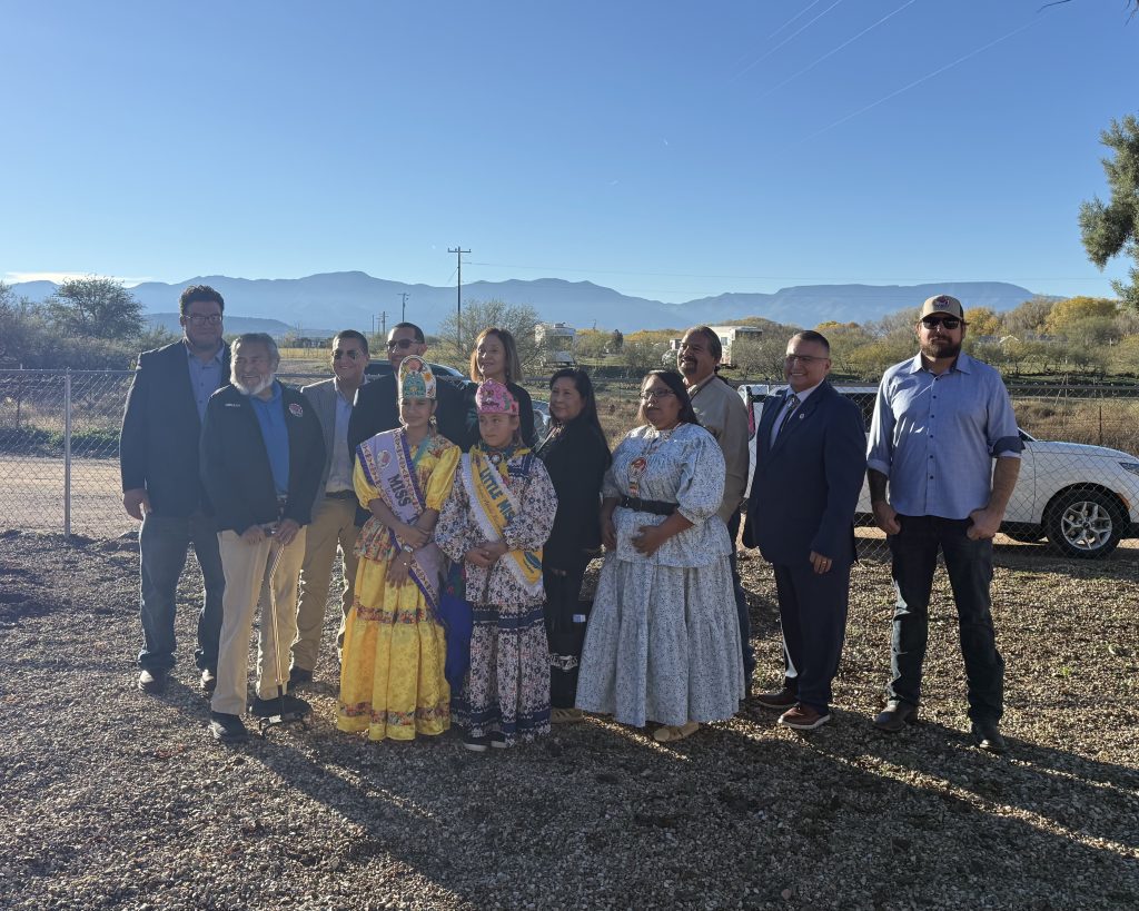 Rep. Eli Crane visits the Yavapai-Apache Nation on November 24, 2025 (image from Crane's press release)