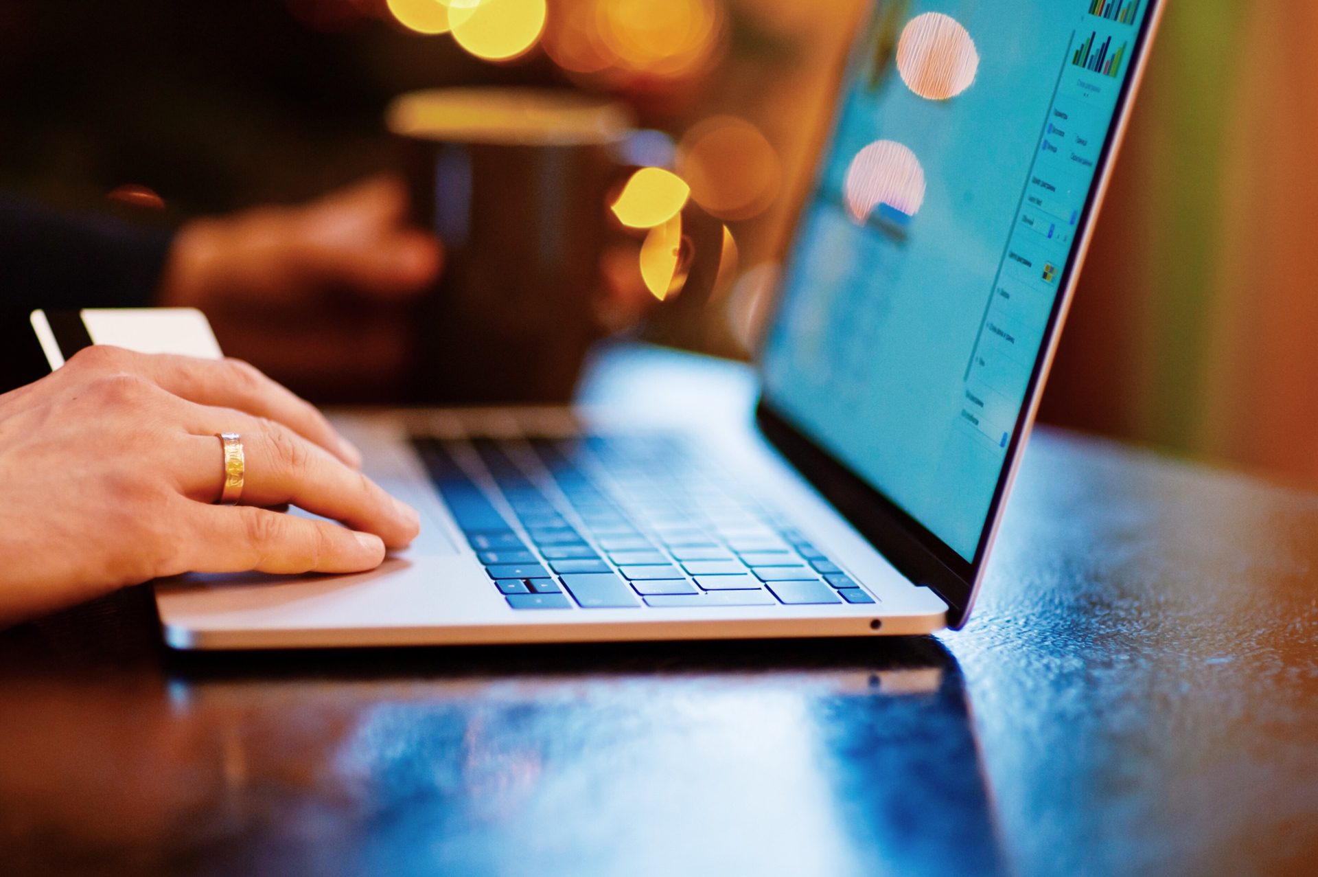 Image of a program run on a laptop