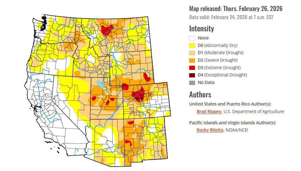 Drought Monitor map