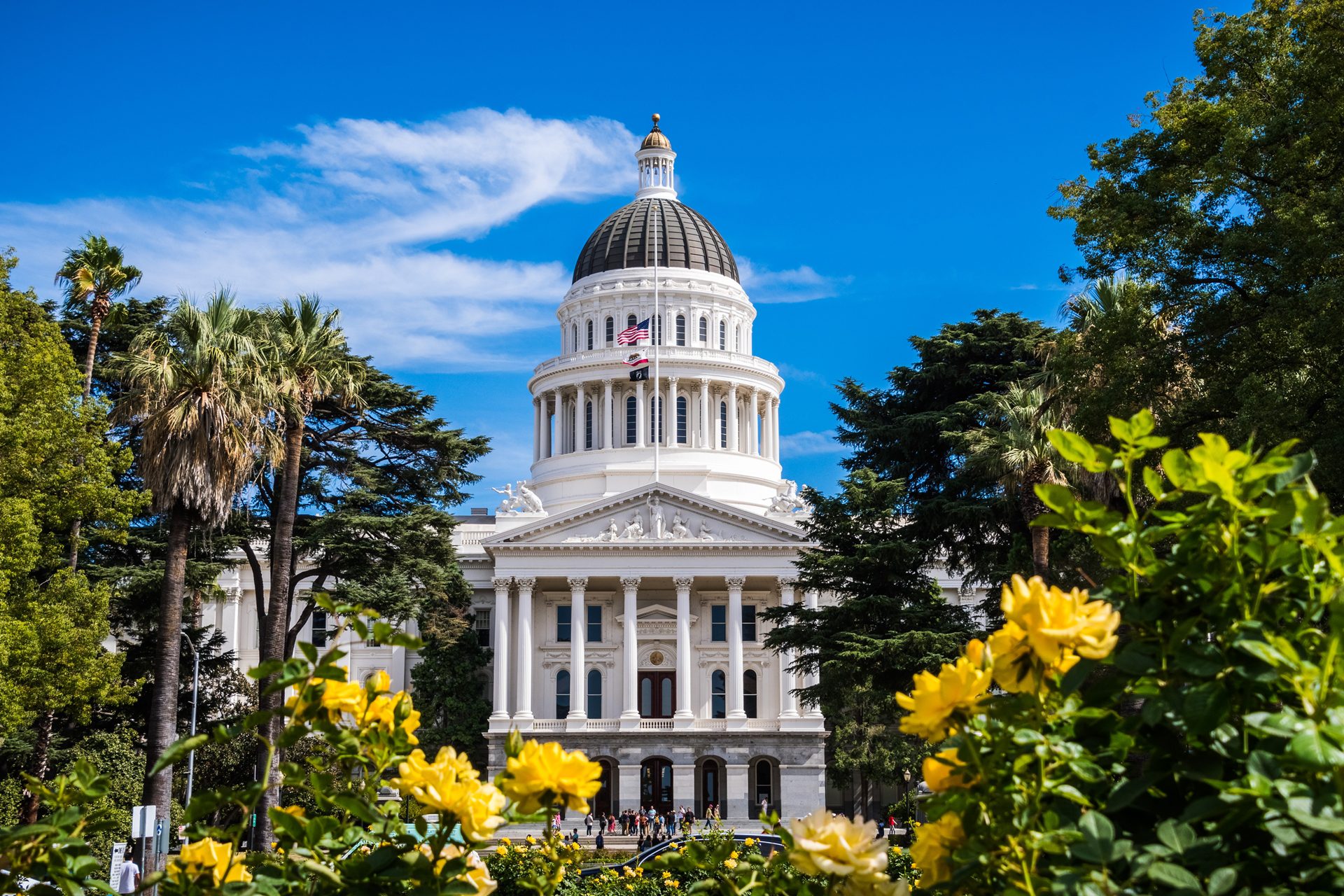 California state capitol - the state implements California Water Plan under SB 72