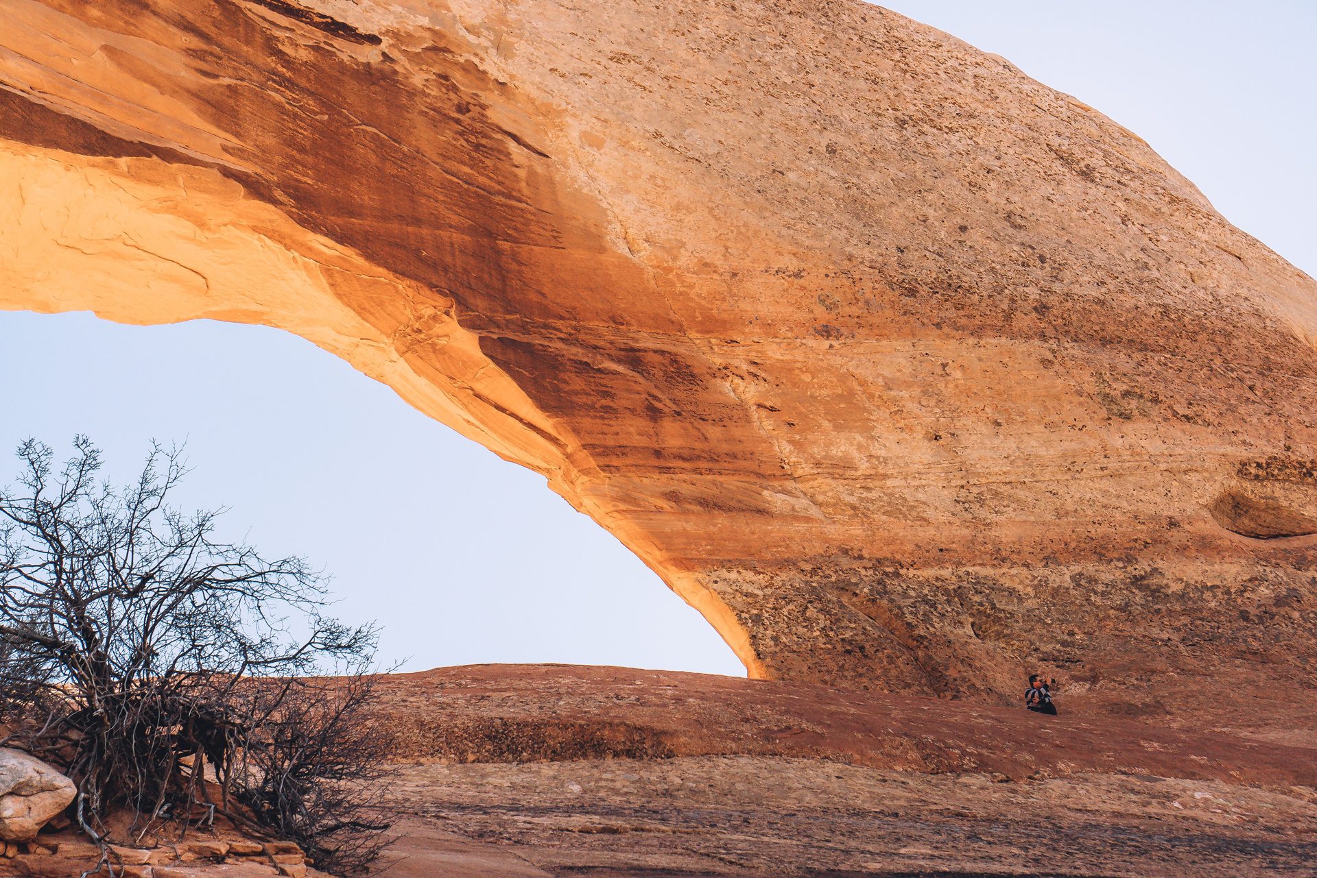 An arch in Moab, Utah