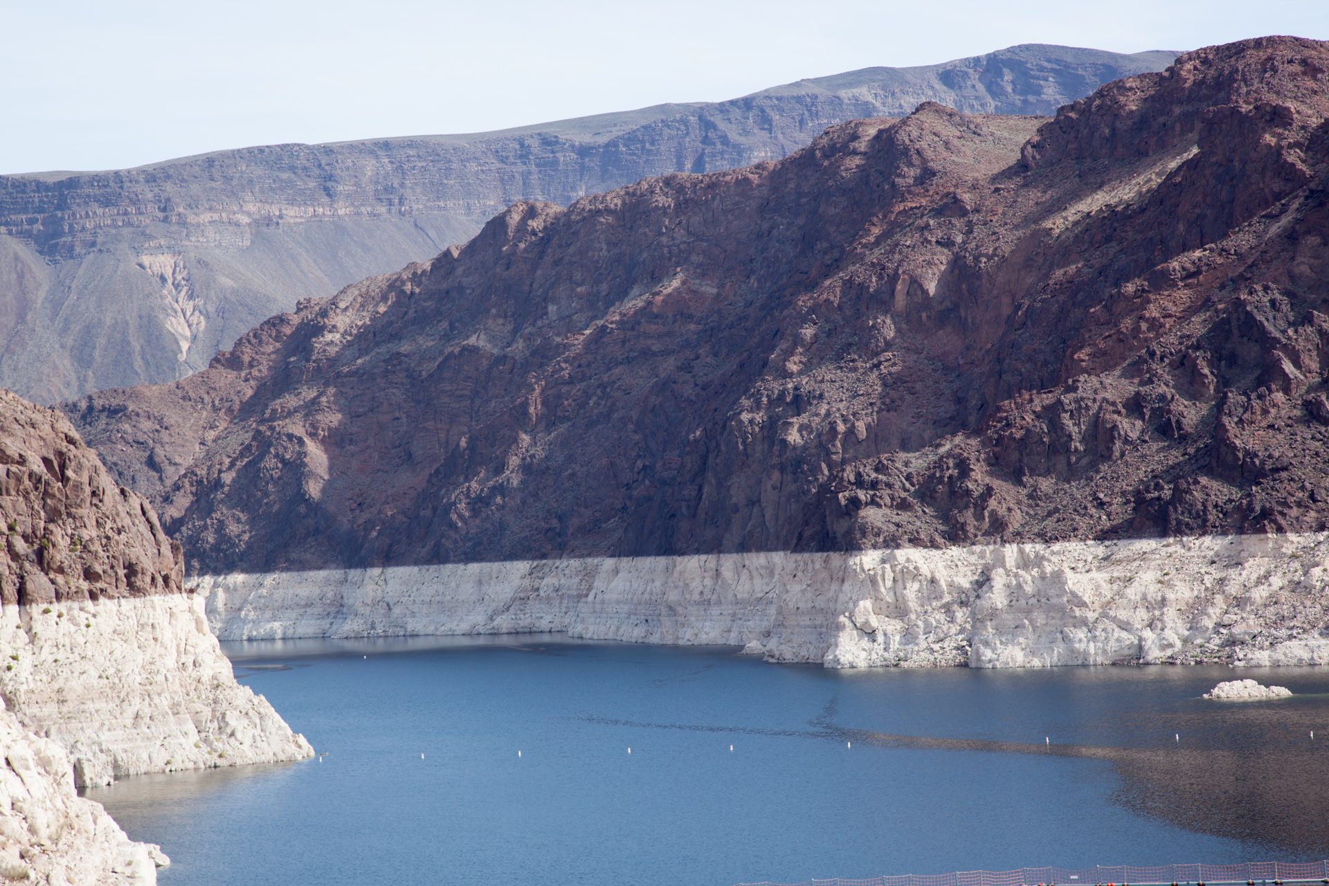 Colorado River canyon by Hoover Dam